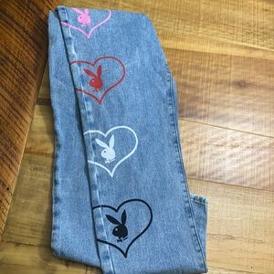 NWT Womens Baggy Playboy Jeans